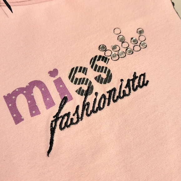 ⏰️3/10$ 6Y Pink long sleeves t-shirt with turtleneck - Picture 4 of 7